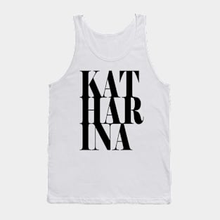 Katharina Girls Name Bold Font Tank Top